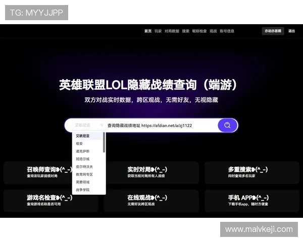 LOL战绩在线查询入口一站式英雄联盟玩家数据分析平台
